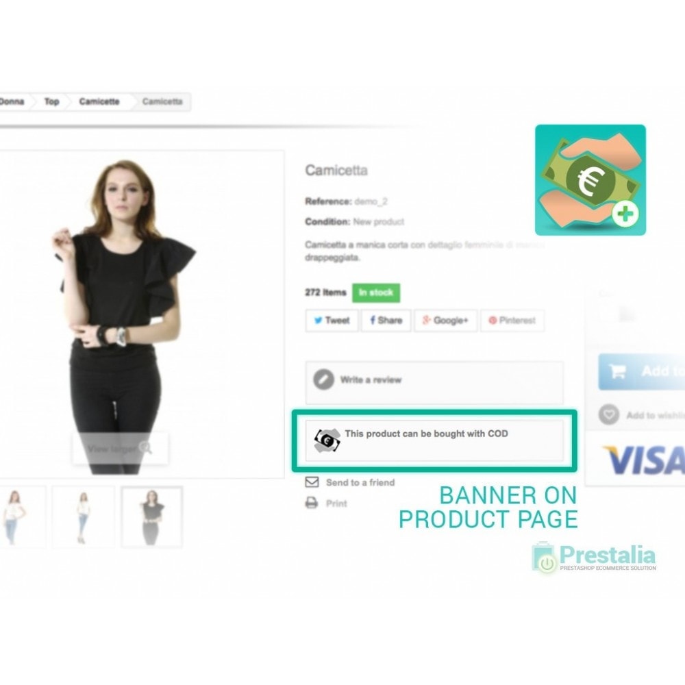 Cash on delivery with fee, banner and advanced filters Cash on delivery with fee, banner and advanced filters