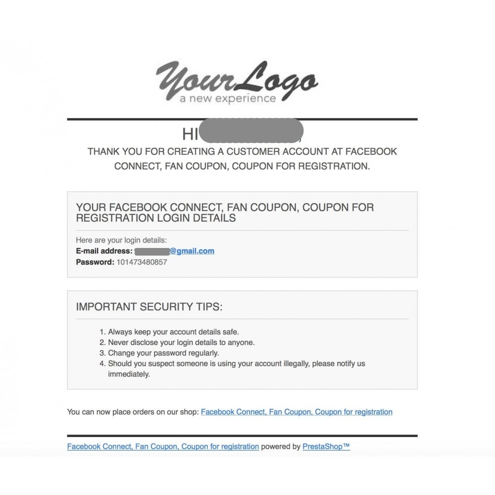 Coupons prestashop free