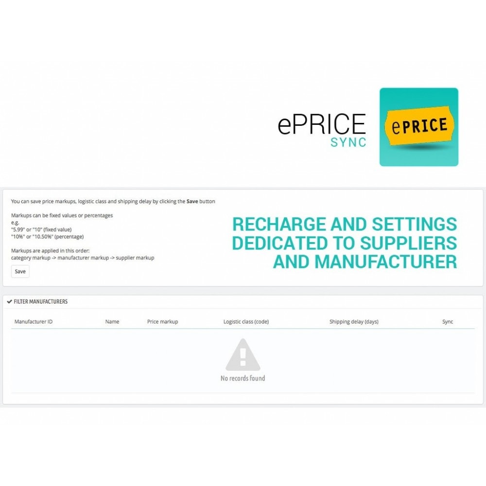 Sync your PrestaShop store with Eprice marketplace Sync your PrestaShop store with Eprice marketplace