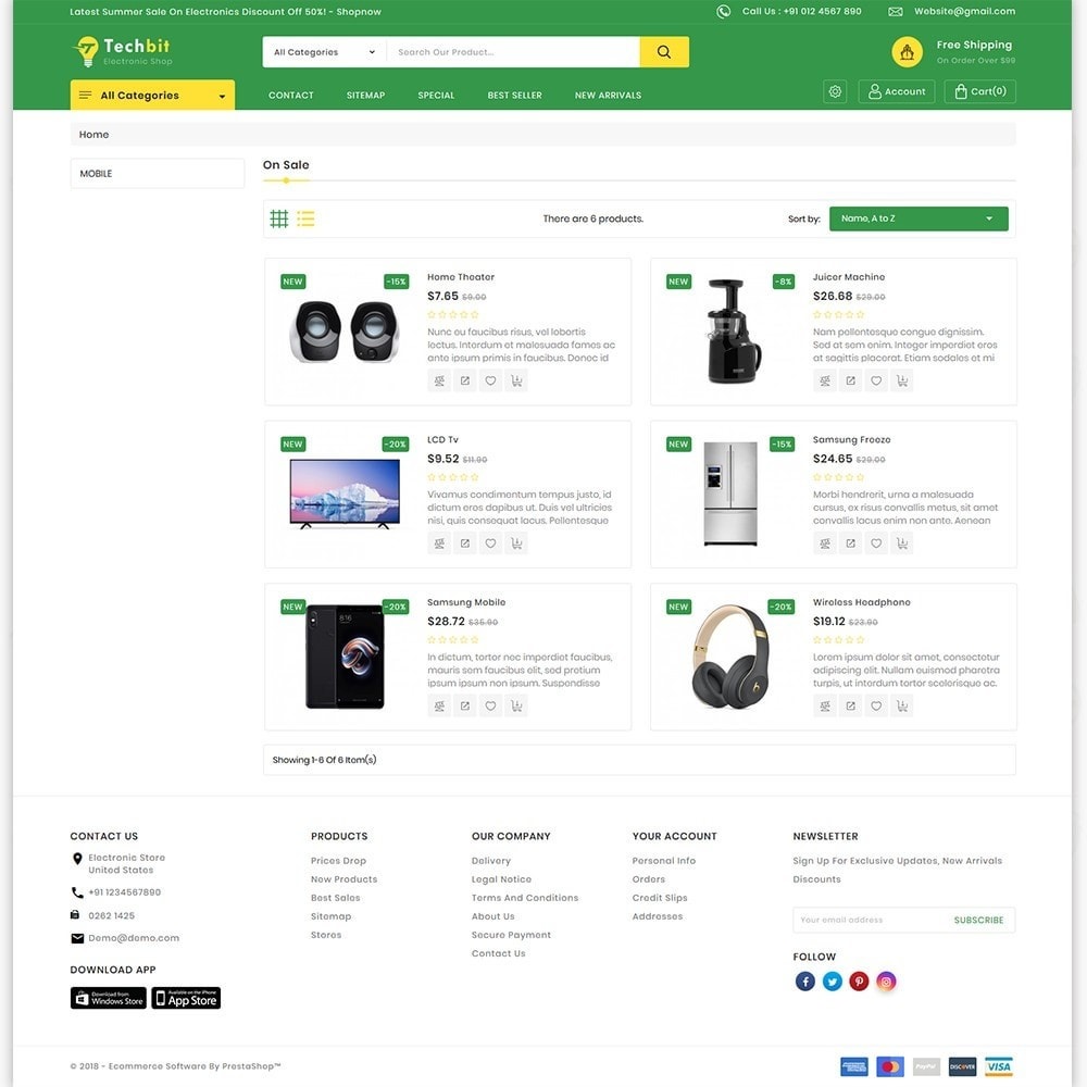 TechBit - The Electronics Store - PrestaShop Addons