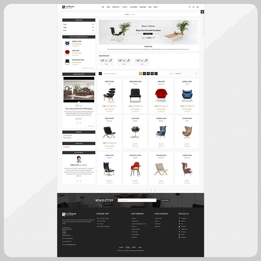 Lachance Furniture Store - PrestaShop Addons