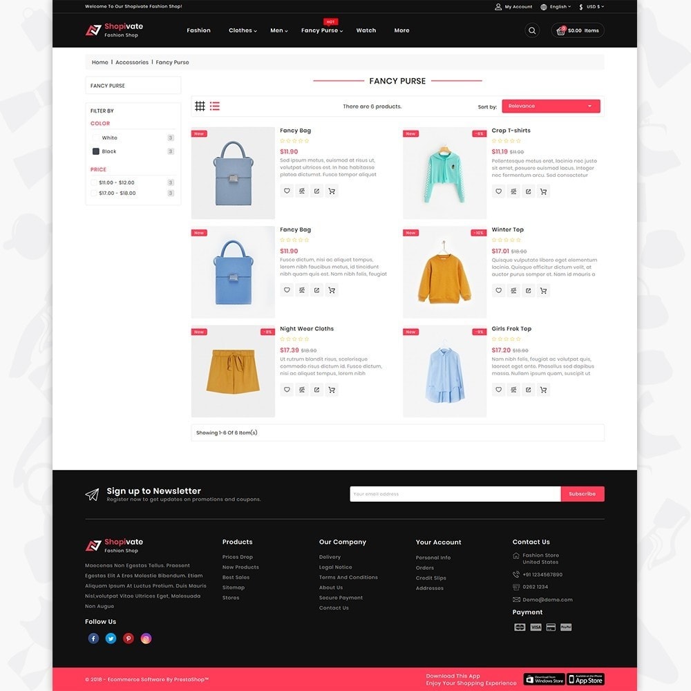 Shopivate - The Fashion Shop - PrestaShop Addons