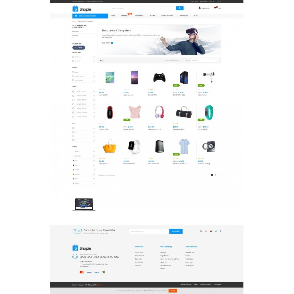 Shopie Supermarket Store - PrestaShop Addons