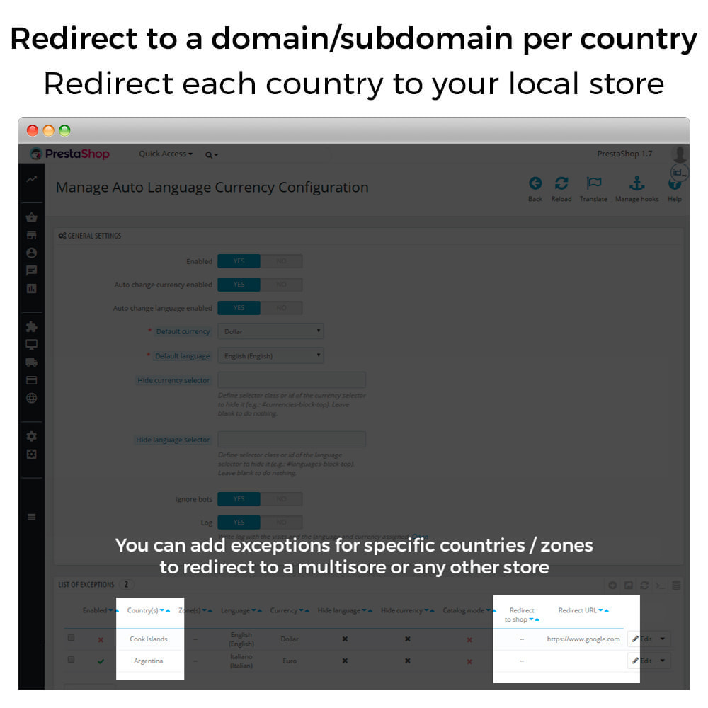 Auto Cambio De Idioma Y Moneda Geolocalizacion Prestashop Addons