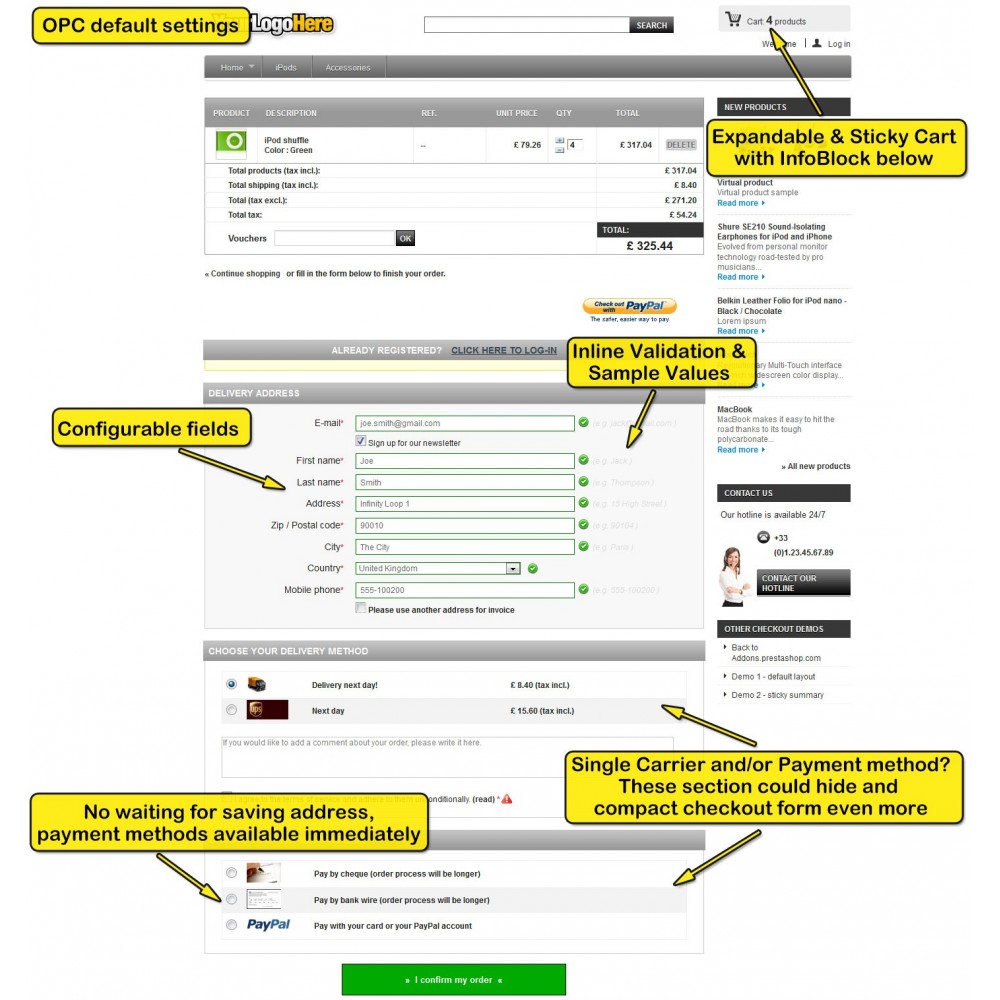 Shopify Checkout Js