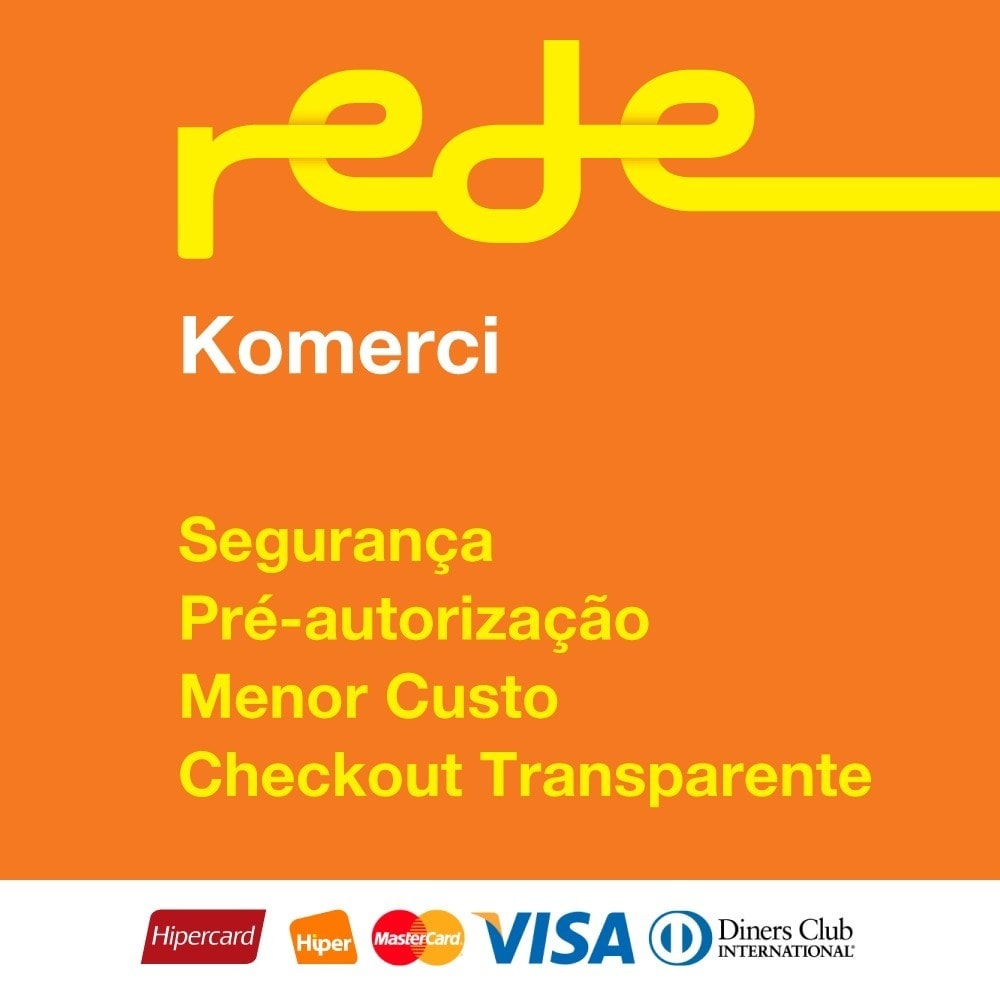 Pagamentos com Rede Card - Komerci - PrestaShop Addons