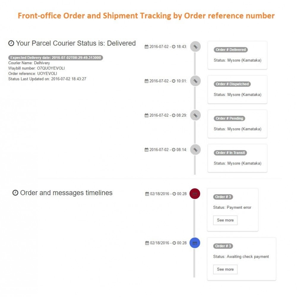 professional courier consignment tracking delivery status