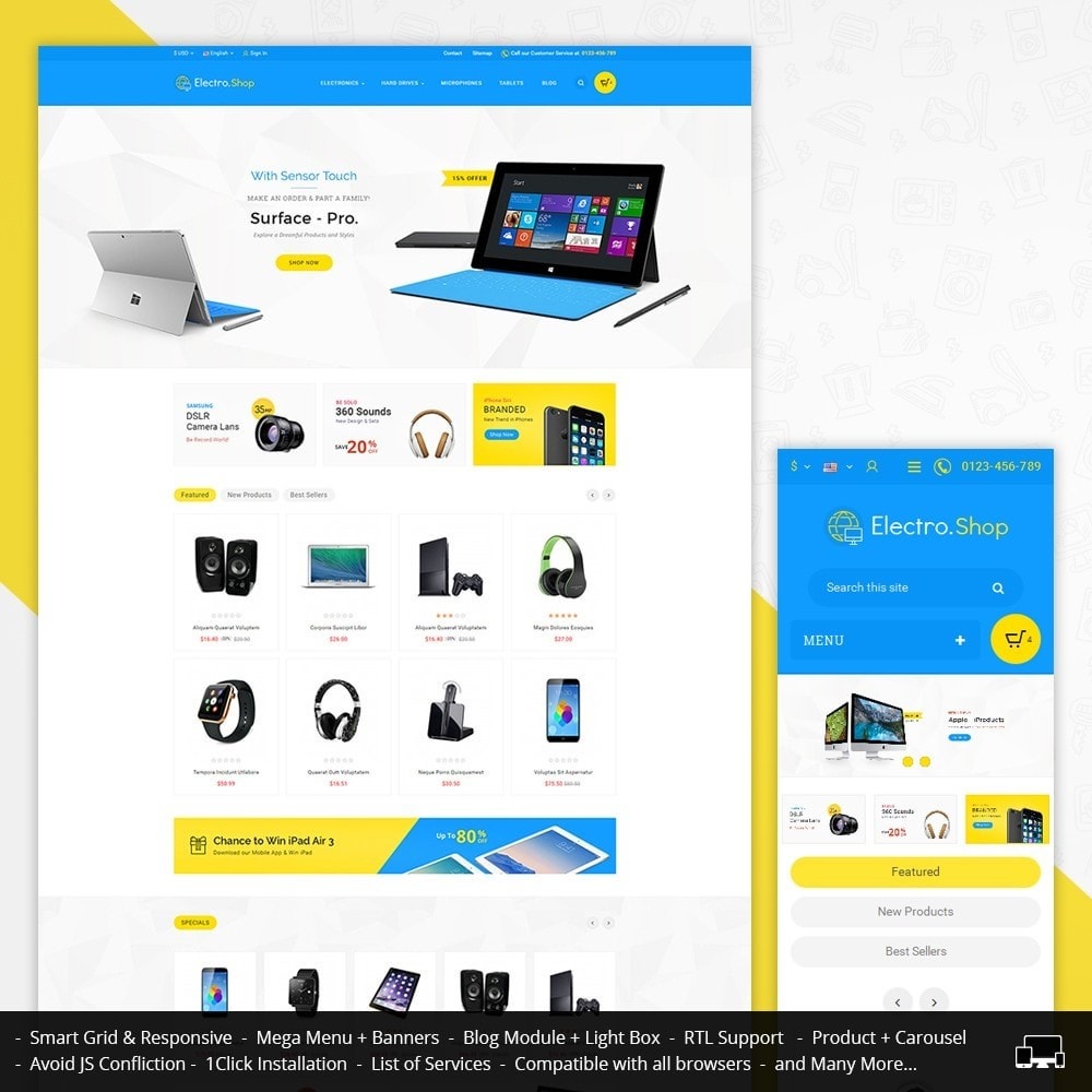 Electronics Store - PrestaShop Addons