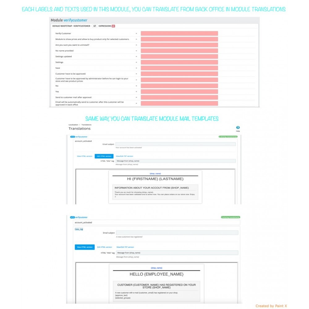 Registration form with validation in php code