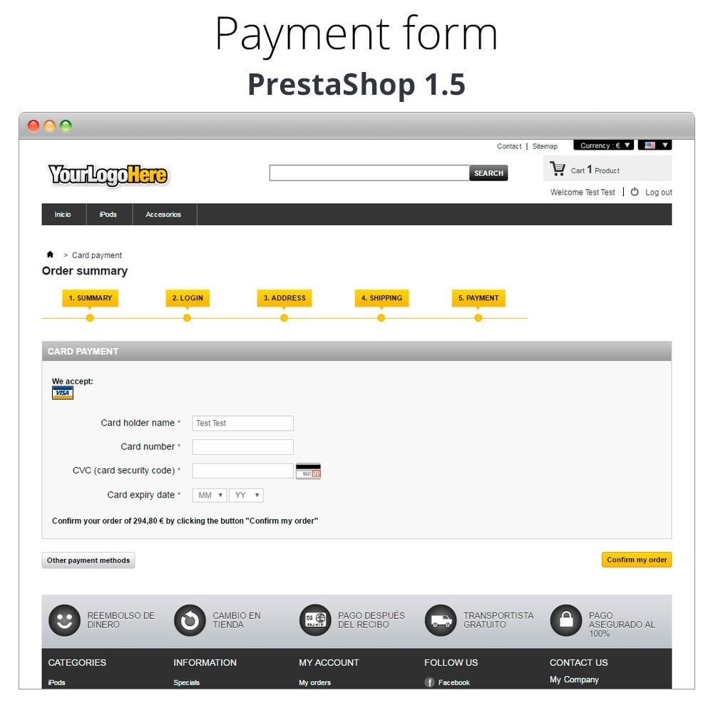 module - Point of Sale (POS) - Manual Credit Card Processing - Offline payment