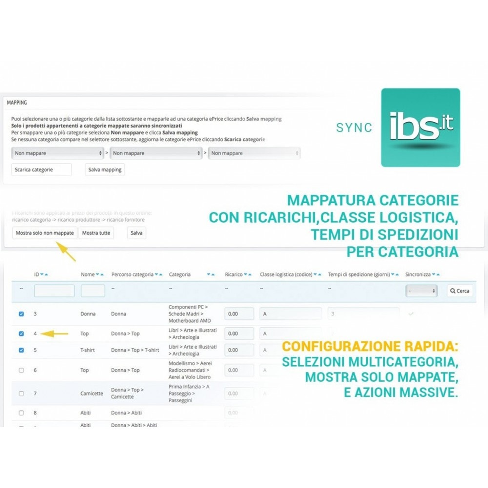 Modulo Sincronizza Con Il Marketplace Ibsit