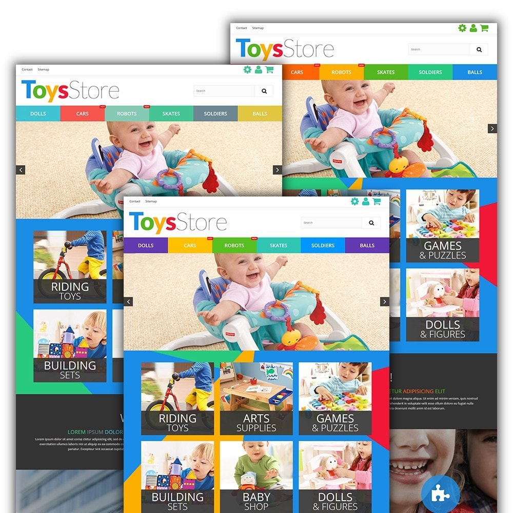 Toys Store - per Un Sito di Negozio di Giocattoli